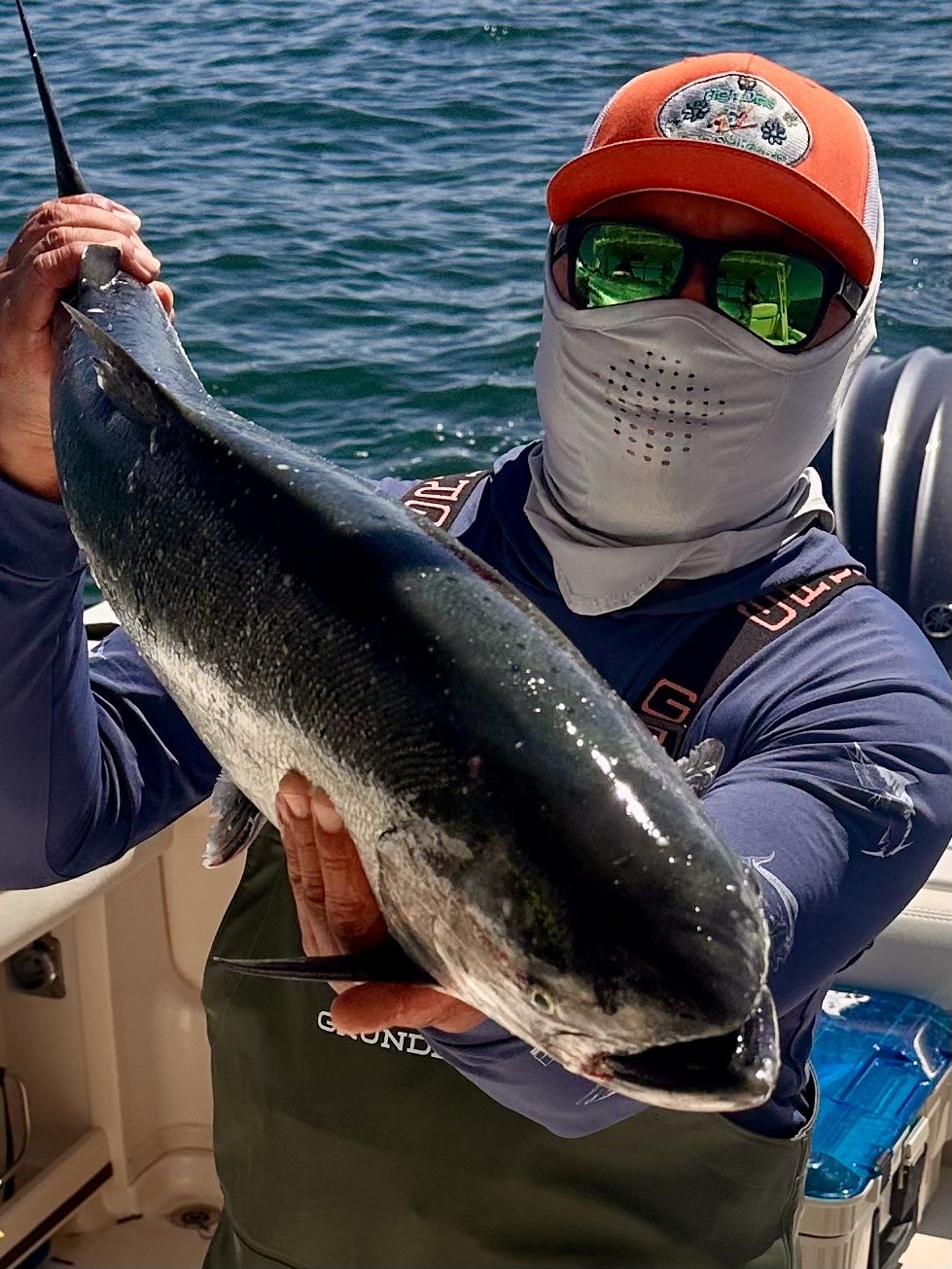 Jorge with a monster king on slip.net.